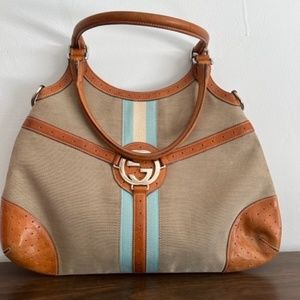 Vintage Canvas Gucci Handbag | 114675  002058 | PRE-OWNED